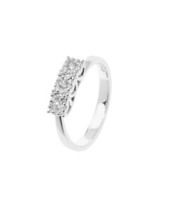 Trilogy Oro Bianco Diamanti Comete Gioielli Collezione Classic