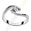 Solitario Oro Bianco Diamanti Comete Gioielli Collezione Classic