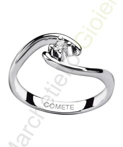 Solitario Oro Bianco Diamanti Comete Gioielli Collezione Classic