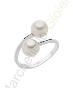 Anello Oro Bianco Perla Comete Gioielli Collezione Fantasia Di Perle