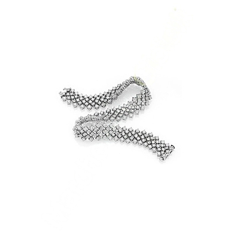 Tennis Oro Bianco Diamanti Crieri Collezione Firmamento