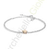 Bracciale Argento Bianco Rosa Comete Gioielli Collezione Stella