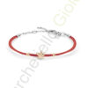 Bracciale Argento Rosa Corda Comete Gioielli Collezione Stella