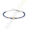 Bracciale Argento Rosa Corda Comete Gioielli Collezione Stella