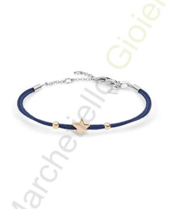 Bracciale Argento Rosa Corda Comete Gioielli Collezione Stella