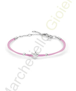 Bracciale Argento Bianco Corda Comete Gioielli Collezione Stella