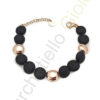 Bracciale Argento Rosa Rubberi Marcello Pane