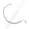Bracciale Argento Bianco Rosa Marcello Pane