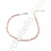 Bracciale Argento Bianco Rosa Marcello Pane