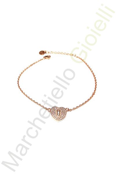 Bracciale Argento Rosa Zirconi Marcello Pane