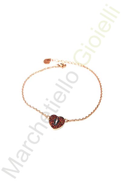 Bracciale Argento Rosa Zirconi Marcello Pane