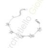 Bracciale Argento Bianco Zirconi Marcello Pane