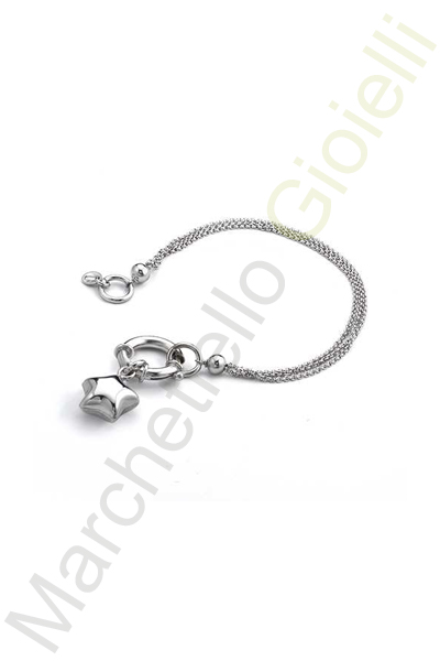 Bracciale Argento Bianco Marcello Pane