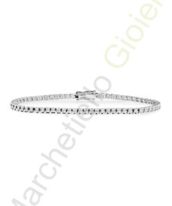 Tennis Oro Bianco Diamanti Comete Gioielli Collezione Classic