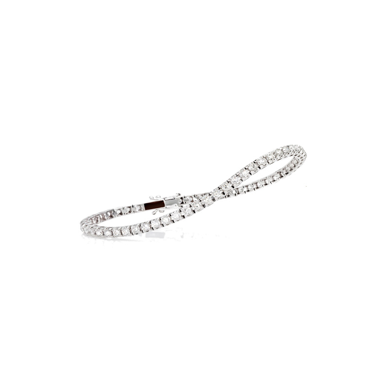 Tennis Oro Bianco Diamanti Crieri Collezione Icon