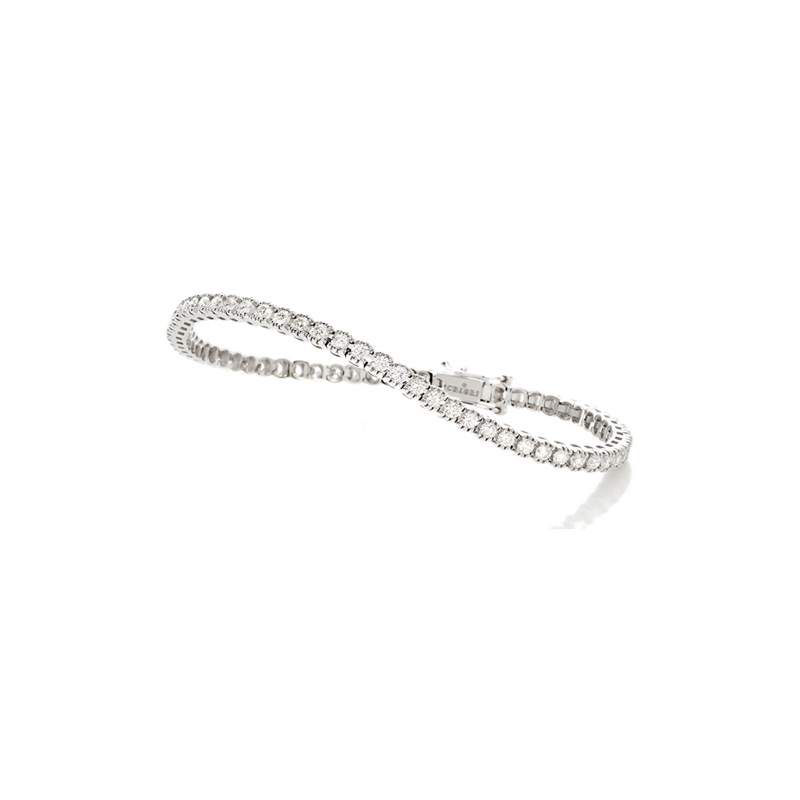 Tennis Oro Bianco Diamanti Crieri Collezione Musa