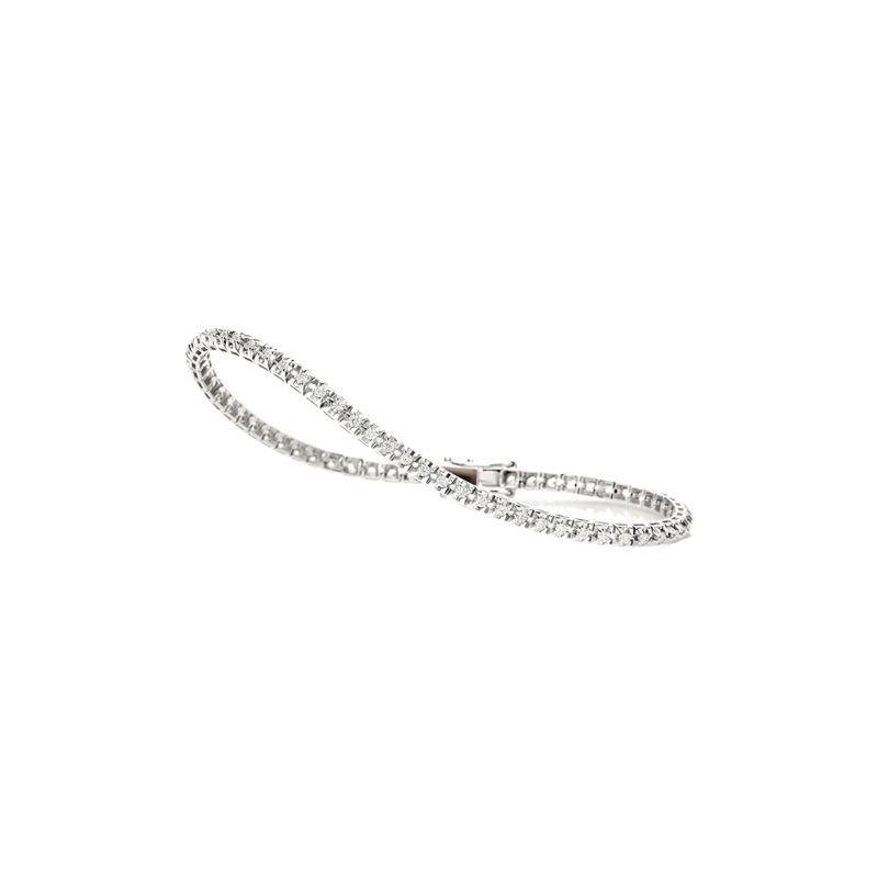 Tennis Oro Bianco Diamanti Crieri Collezione Victoria