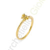 Anello Oro Giallo Diamanti Pontevecchio Collezione Giotto