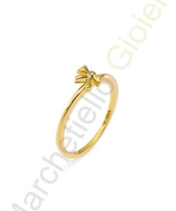 Anello Oro Giallo Diamanti Pontevecchio Collezione Giotto