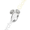 Anello Oro Bianco Diamanti Pontevecchio Collezione Artemide