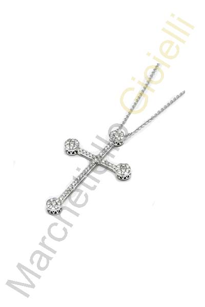 Collana Oro Bianco Diamanti Pontevecchio Gioielli Collezione Artemide