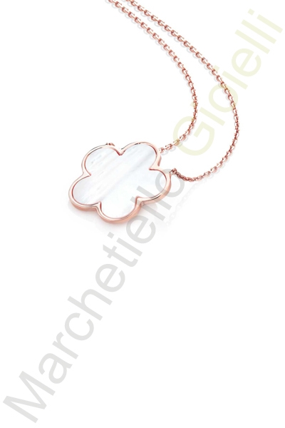 Collana Argento Rosa Madreperla Marcello Pane