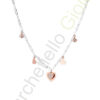 Collana Argento Bianco Rosa Marcello Pane