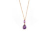 Collana Oro Rosa Diamanti Ametista Pontevecchio Collezione Iris
