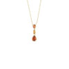 Collana Oro Rosa Diamanti Citrino Pontevecchio Gioielli Collezione Iris