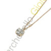 Collana Oro Rosa Diamanti Quarzo Pontevecchio Gioielli Collezione Iris