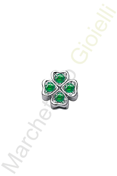 Charms Oro Bianco Smeraldi Elements Elements Collezione Amuleti