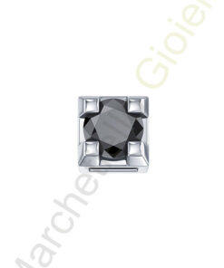 Charm Oro Bianco Diamante Nero Elements Collezione Mille Luci