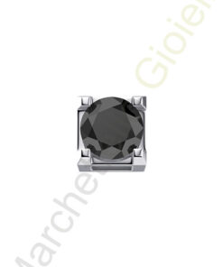 Charm Oro Bianco Diamante Nero Elements Collezione Mille Luci