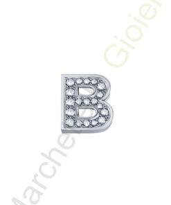 Charm Oro Bianco Diamanti Elements Collezione Messaggi