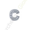 Charm Oro Bianco Diamanti Elements Collezione Messaggi