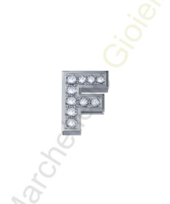 Charm Oro Bianco Diamanti Elements Collezione Messaggi