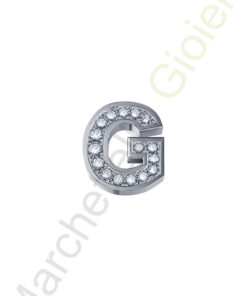 Charm Oro Bianco Diamanti Elements Collezione Messaggi