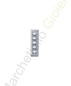 Charm Oro Bianco Diamanti Elements Collezione Messaggi