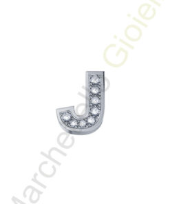 Charm Oro Bianco Diamanti Elements Collezione Messaggi