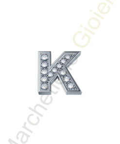 Charm Oro Bianco Diamanti Elements Collezione Messaggi
