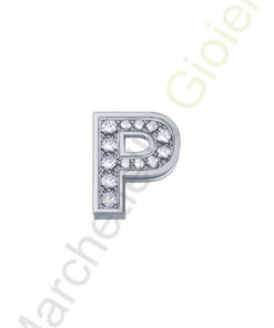 Charm Oro Bianco Diamanti Elements Collezione Messaggi