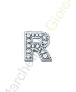 Charm Oro Bianco Diamanti Elements Collezione Messaggi