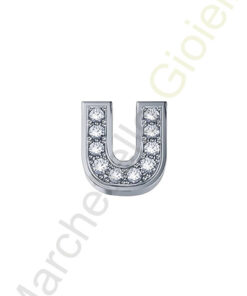 Charm Oro Bianco Diamanti Elements Collezione Messaggi