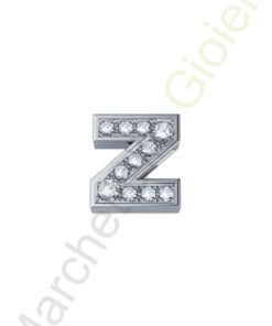 Charm Oro Bianco Diamanti Elements Collezione Messaggi