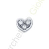 Charm Oro Bianco Diamanti Elements Collezione Battiti