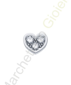 Charm Oro Bianco Diamanti Elements Collezione Battiti