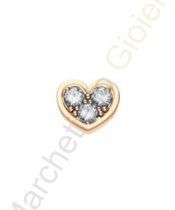 Charm Oro Giallo Diamante Nero Elements Collezione Battiti