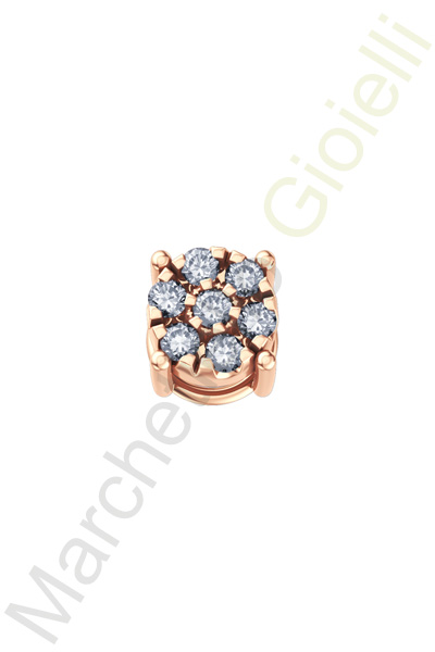 Charm Oro Rosa Diamanti Elements Collezione Mille Luci