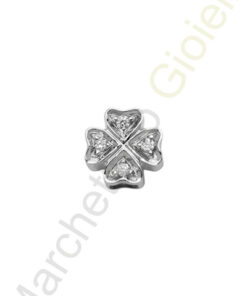 Charm Oro Bianco Diamanti Elements Collezione Amuleti