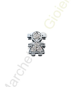 Charm Oro Bianco Diamanti Elements Collezione Per Sempre